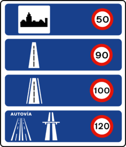 fartsgrenser i spania